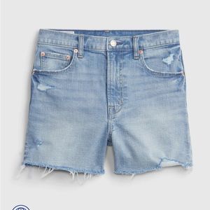 GAP 4" High Rise Denim Shorts with Washwell